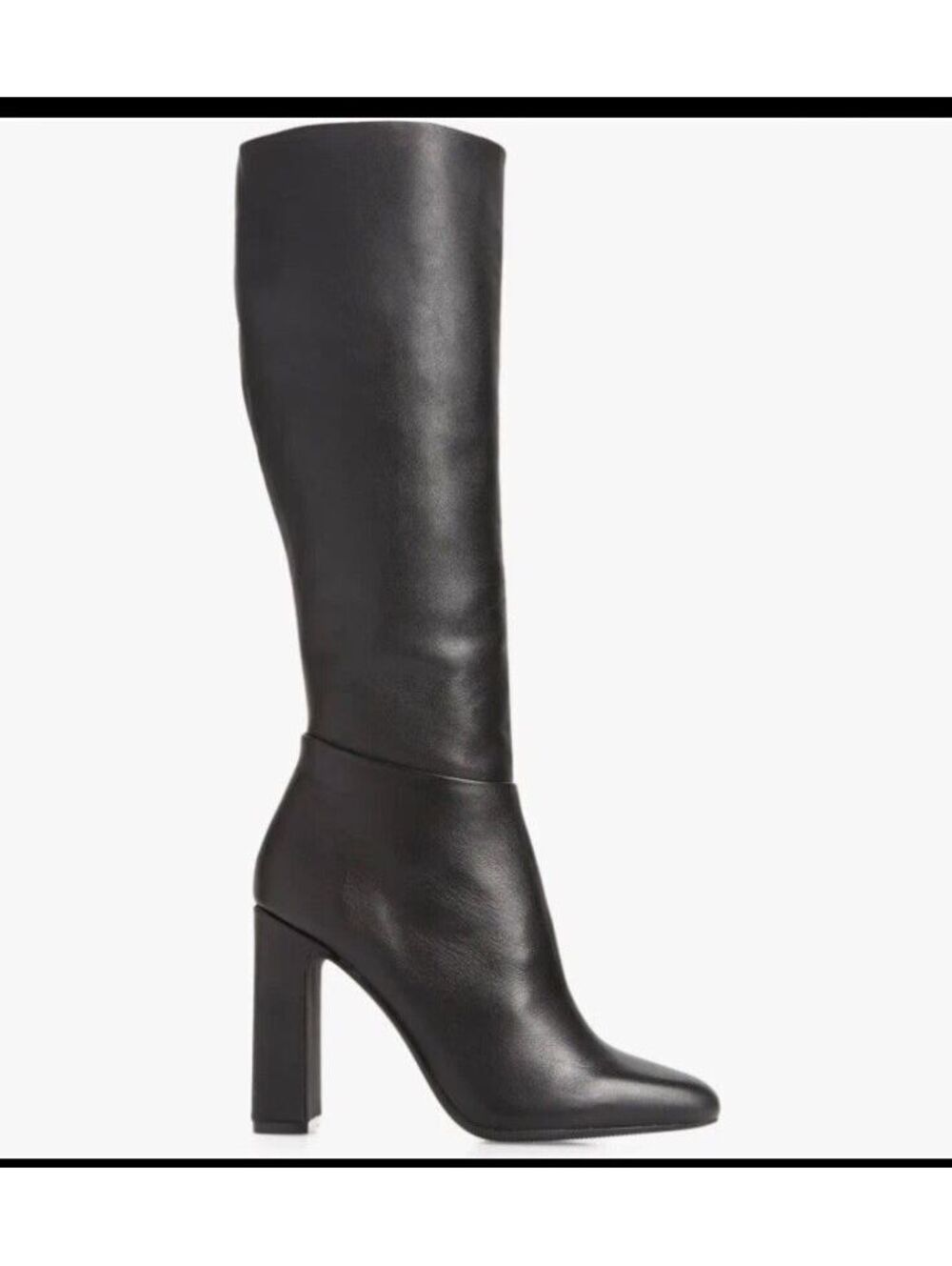 Steve Madden Women's Ally Leather Knee-High Boots size 9 Black